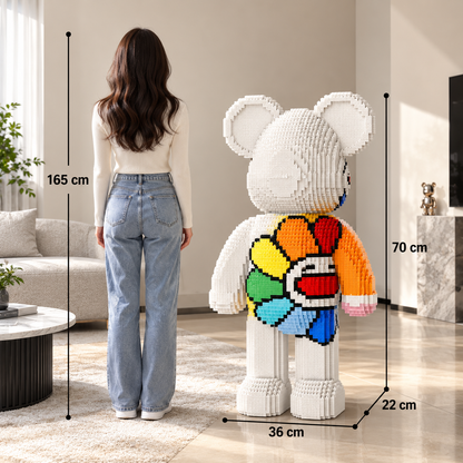 Ours géant à construire – 70-80cm + briques | Brikours