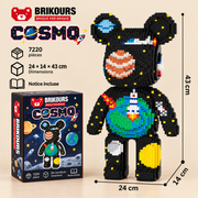 Ours géant à construire – 43-46cm briques | Brikours