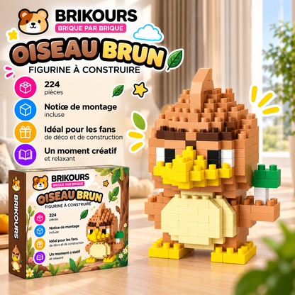 Mini figurine en micro-briques | Brikours