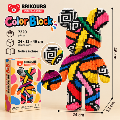 Ours géant à construire – 5 000+ briques | Brikours